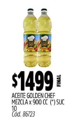 Supermercados Yaguar Aceite Golden Chef Mezcla x 900 CC oferta