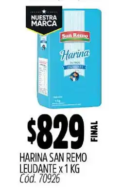 Supermercados Yaguar HARINA SAN REMO LEUDANTE x 1 KG oferta