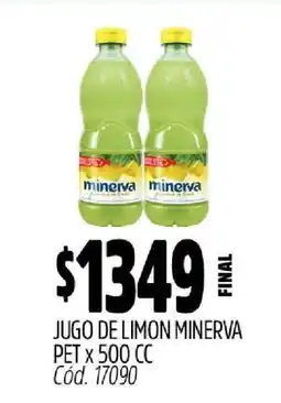 Supermercados Yaguar jugo de limón minerva oferta