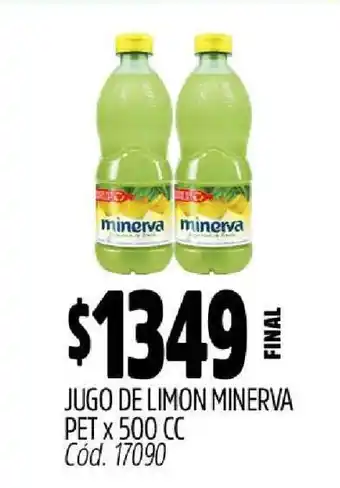 Supermercados Yaguar jugo de limón minerva oferta