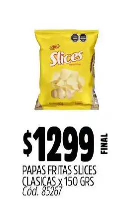 Supermercados Yaguar Papas Fritas Slices Clásicas oferta