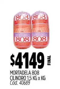 Supermercados Yaguar Mortadela 808 Cilindro oferta