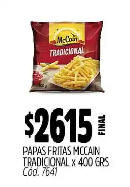 Supermercados Yaguar PAPAS FRITAS MCCAIN TRADICIONAL X 400 GRS oferta