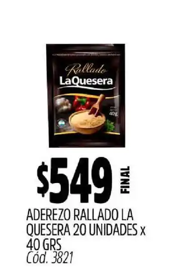 Supermercados Yaguar Aderezo Rallado La Quesera oferta