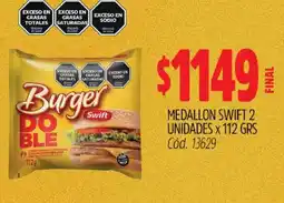 Supermercados Yaguar MEDALLON SWIFT 2 UNIDADES X 112 GRS oferta