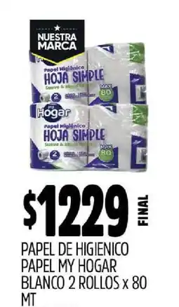 Supermercados Yaguar Papel Higiénico Papel My Hogar oferta