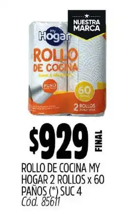 Supermercados Yaguar ROLLO DE COCINA MY HOGAR oferta