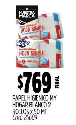 Supermercados Yaguar Papel Higienico My Hogar Blanco oferta