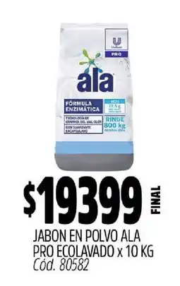 Supermercados Yaguar JABON EN POLVO ALA PRO ECOLAVADO x 10 KG oferta