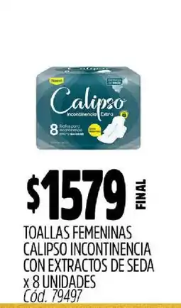Supermercados Yaguar Toallas Femeninas Calipso Incontinencia oferta