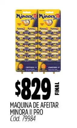 Supermercados Yaguar Maquina de Afeitar Minora II Pro oferta