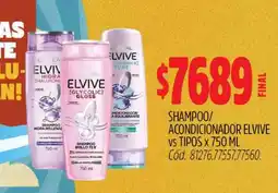 Supermercados Yaguar Shampoo/Acondicionador Elvive oferta