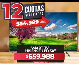 Supermayorista Vital SMART TV HISENSE LED 50” oferta