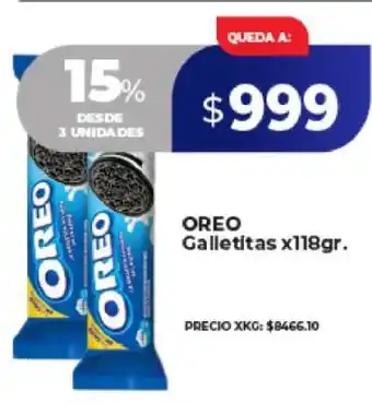 Supermayorista Vital OREO Galletitas x118gr oferta