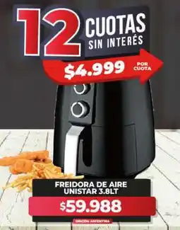 Supermayorista Vital Freidora de Aire Unistar 3.8LT oferta