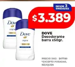 Supermayorista Vital DOVE Desodorante barra x50gr oferta