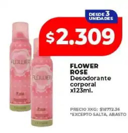 Supermayorista Vital FLOWER ROSE Desodorante corporal x123ml oferta