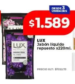 Supermayorista Vital LUX Jabón líquido repuesto x220ml oferta
