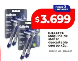 Supermayorista Vital GILLETTE Máquina de afeitar descartable cuerpo x2u oferta