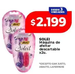 Supermayorista Vital SOLEI Máquina de afeitar descartable x2u oferta