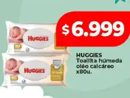 Supermayorista Vital HUGGIES Toallita húmeda óleo calcáreo x80u oferta