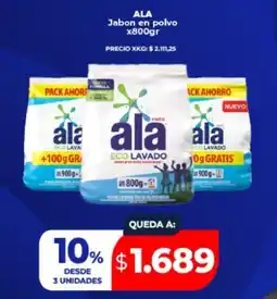 Supermayorista Vital Ala jabon en polvo oferta
