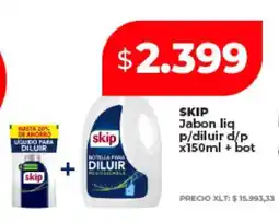 Supermayorista Vital SKIP Jabon liq p/diluir d/p x150ml + bot oferta
