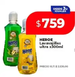 Supermayorista Vital HEROE Lavavajillas ultra x300ml oferta