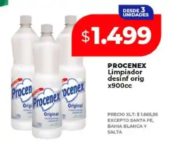 Supermayorista Vital PROCENEX Limpiador desinf orig x900cc oferta