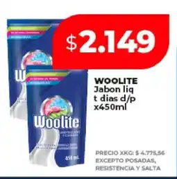 Supermayorista Vital WOOLITE Jabon liq t dias d/p x450ml oferta