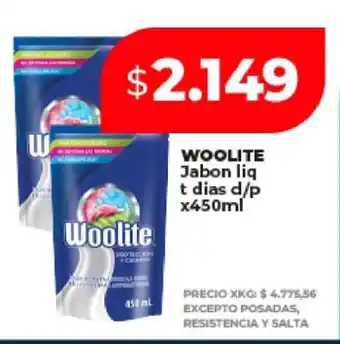 Supermayorista Vital WOOLITE Jabon liq t dias d/p x450ml oferta