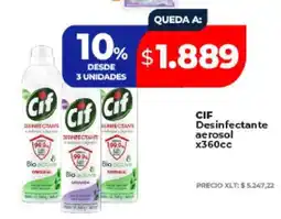 Supermayorista Vital CIF Desinfectante aerosol x360cc oferta