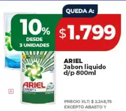 Supermayorista Vital ARIEL Jabon liquido d/p 800ml oferta