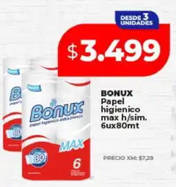Supermayorista Vital BONUX Papel higienico oferta