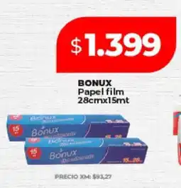 Supermayorista Vital BONUX Papel film oferta
