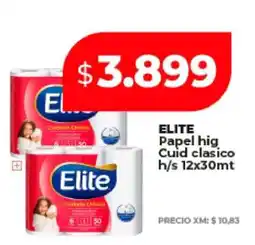 Supermayorista Vital ELITE Papel hig Cuid clasico h/s 12x30mt oferta