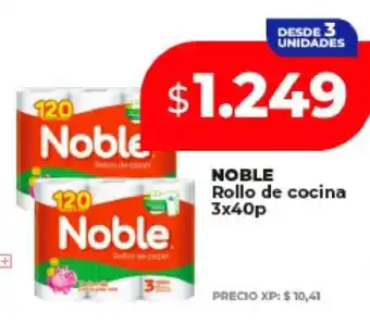 Supermayorista Vital Noble Rollo de cocina 3x40p oferta