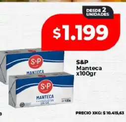 Supermayorista Vital S&P Manteca x100gr oferta