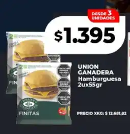 Supermayorista Vital UNION GANADERA Hamburguesa 2x55gr oferta
