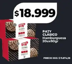 Supermayorista Vital PATY CLÁSICO Hamburguesa oferta