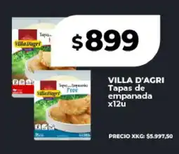 Supermayorista Vital VILLA D'AGRI Tapas de empanada x12u oferta