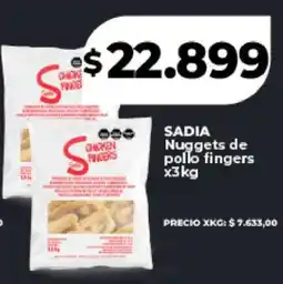 Supermayorista Vital SADIA Nuggets de pollo fingers x3kg oferta