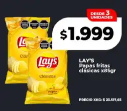Supermayorista Vital LAY'S Papas fritas clásicas x85gr oferta