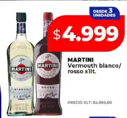 Supermayorista Vital MARTINI Vermouth blanco/rosso x1lt oferta