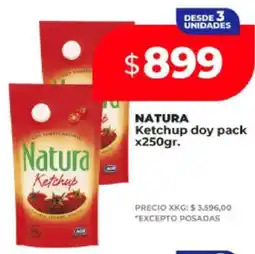 Supermayorista Vital Natura Ketchup doy pack x250gr oferta
