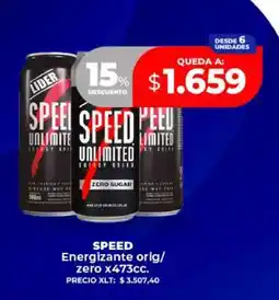 Supermayorista Vital SPEED Energizante orig/zero x473cc oferta