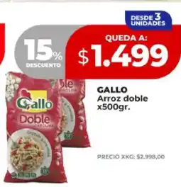 Supermayorista Vital Gallo Arroz doble x500gr oferta
