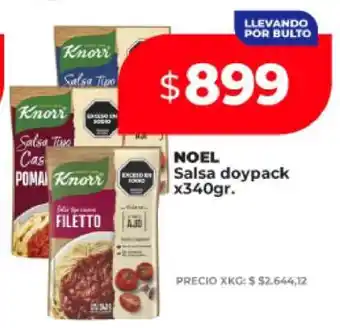 Supermayorista Vital NOEL Salsa doypack oferta