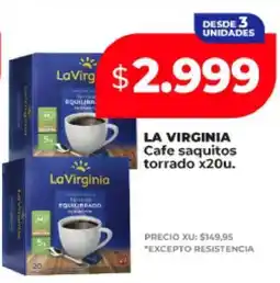 Supermayorista Vital La Virginia Cafe saquitos torrado x20u oferta