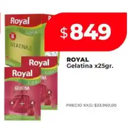 Supermayorista Vital ROYAL Gelatina x25gr oferta